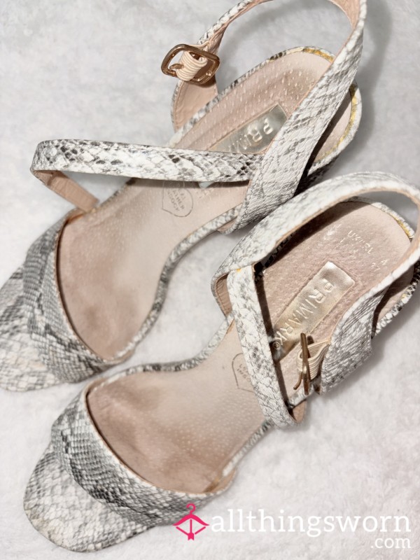 Very Well Used S**y Snake Skin Heel