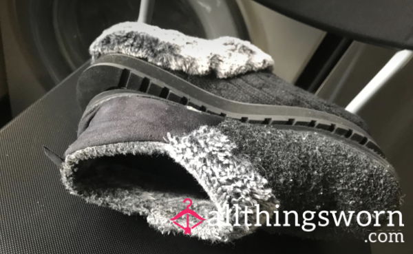 Very Well Used Smelly Slippers , Trashed