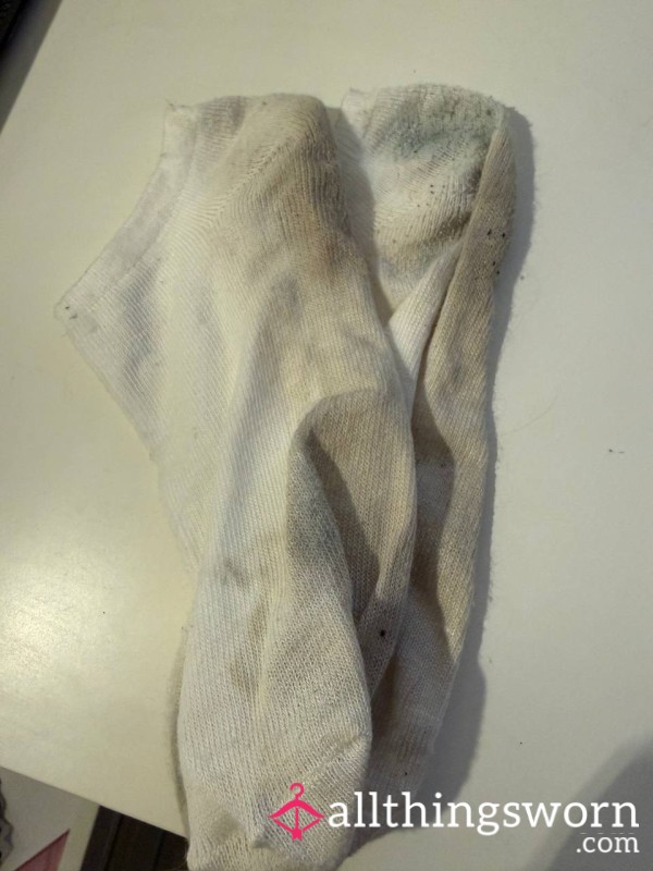 Very Well Worn 12 Hr Travelled In Ankle Socks - Size 5
