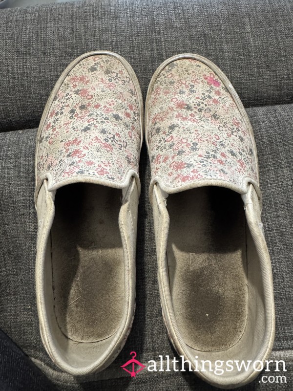 Very Well-Worn And Dirty Vans