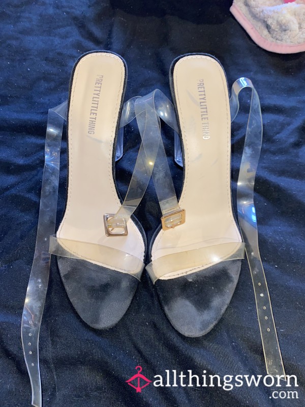 Very Well Worn Clear High Heels 👠