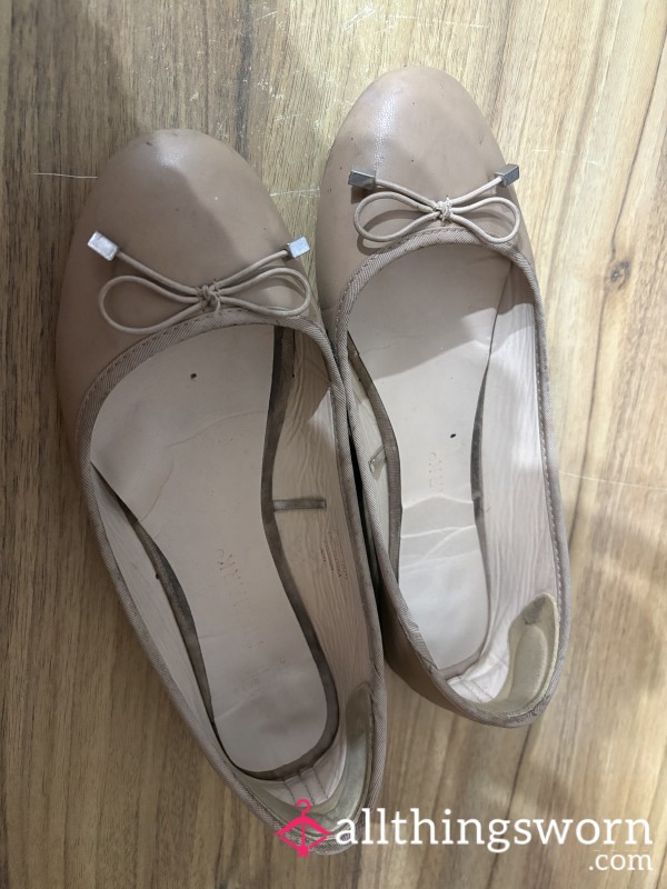 Very Well Worn Flat Shoes.