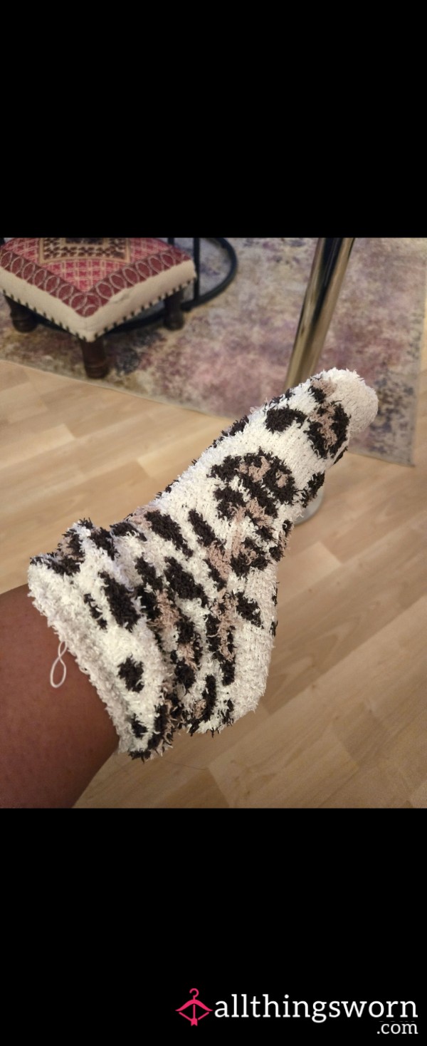 Very Well Worn Fuzzy Socks