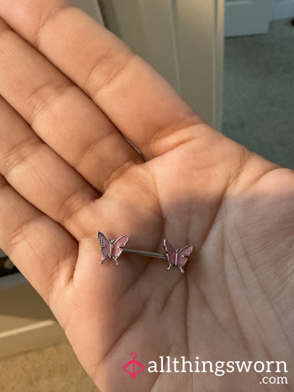 Very Well Worn Nipple Ring 🦋