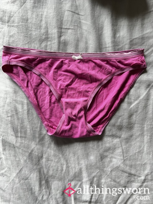 Very Well-Worn Shared Panties With Hole