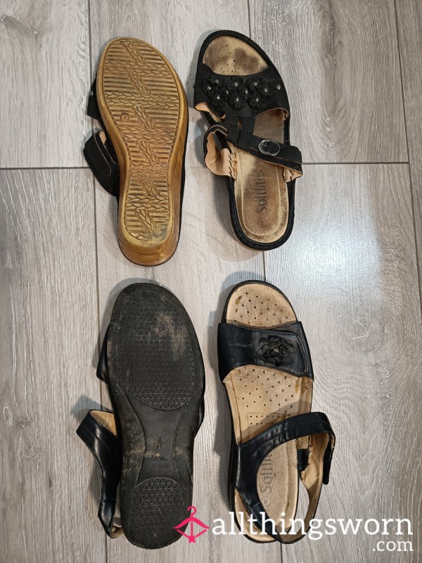 Very Well Worn Size 8 Sandles