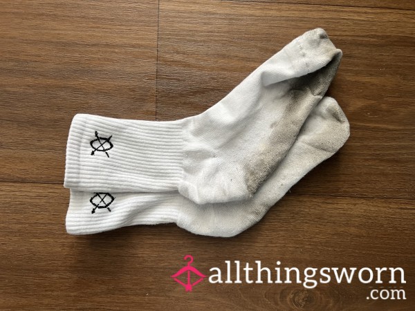 VERY WELL WORN SMELLY SOCKS