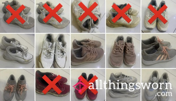 Very Well Worn Smelly Trainers