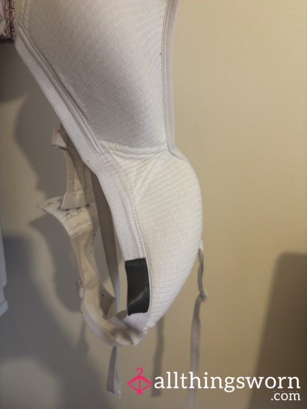 Very Well-worn White Bra