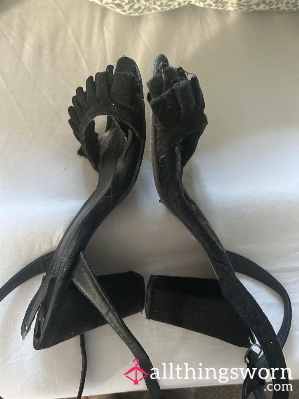 Very Worn Heels, They Have Been Used Very Well As You Can See