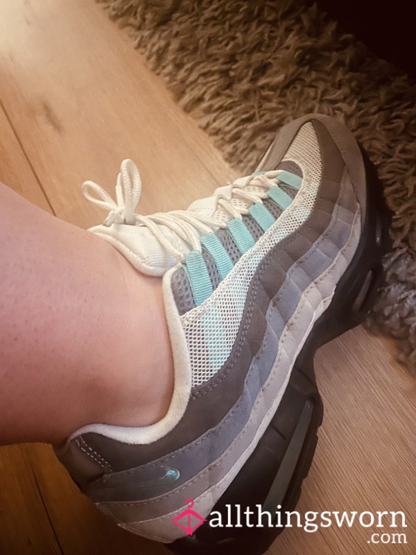 Very Worn And Dirty Nike Trainers