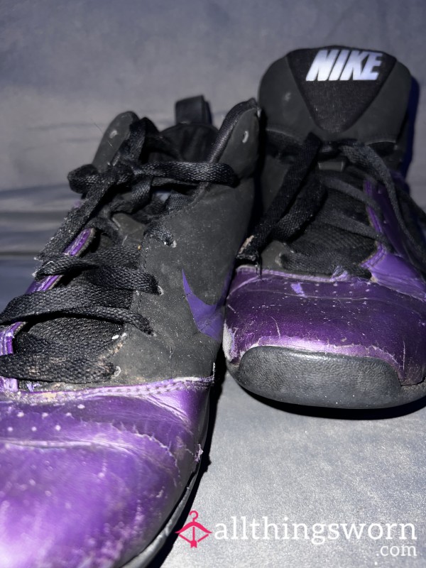 Very Worn Basketball Shoes