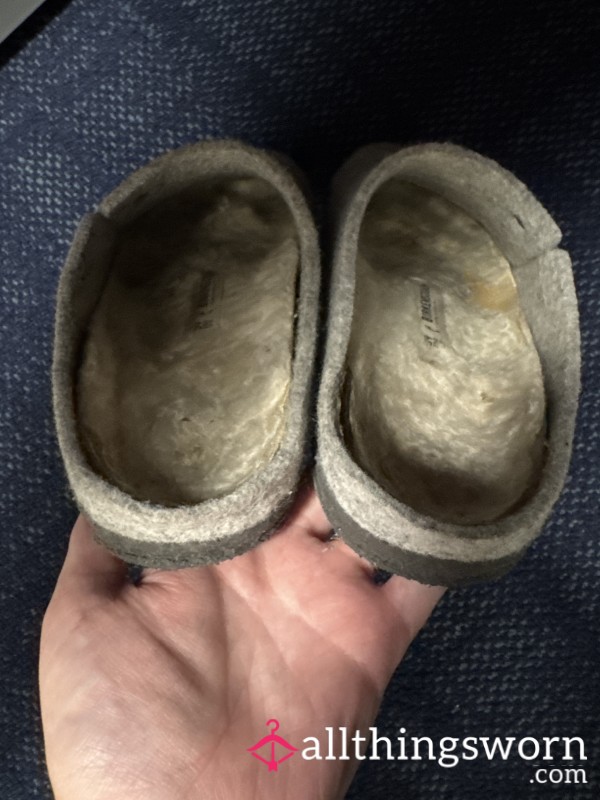VERY Worn Birkenstock Slippers