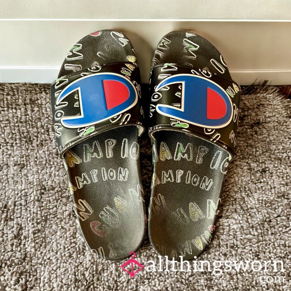 Very Worn * Champion Slides
