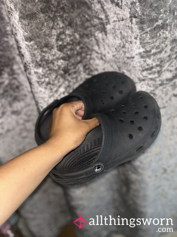 Very Worn Crocs