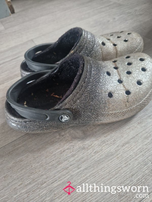 Very Worn Crocs