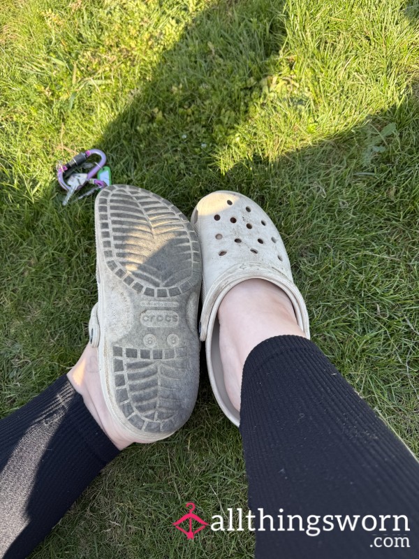 Very Worn Crocs