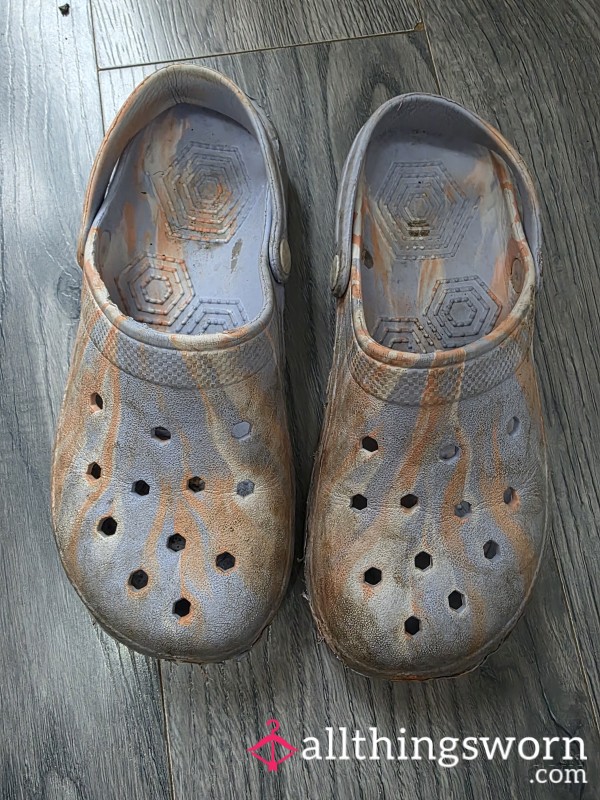 Very Worn Fake Crocs