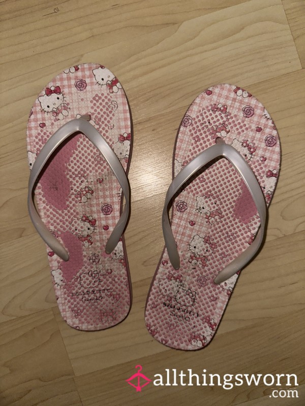 Very Worn Flip Flops