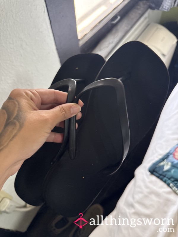 Very Worn Flip Flops