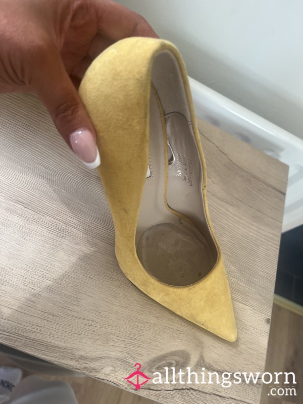 Very Worn Heels With Jelly Insert