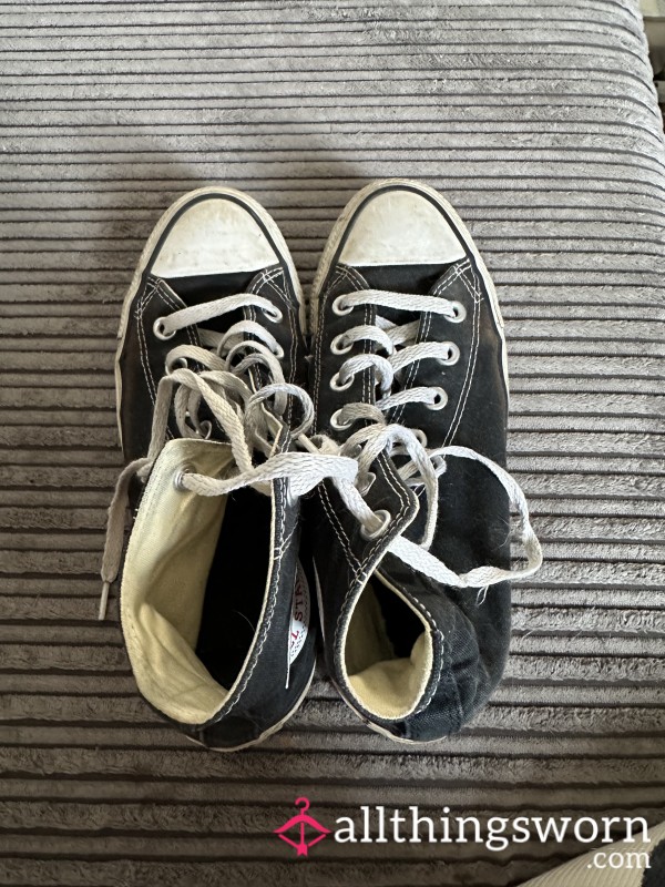 Very Worn High Top Converse