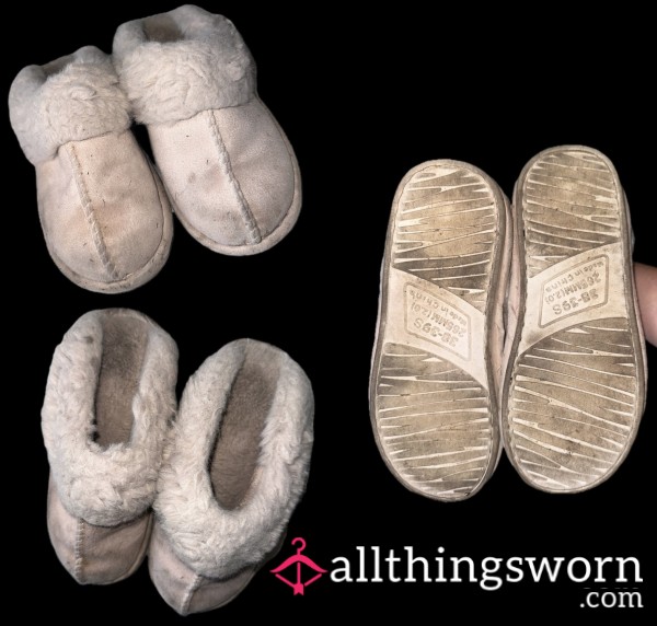Very Worn House Slippers 😩