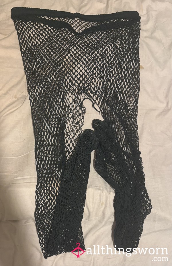 Very Worn-in Fishnet Tights