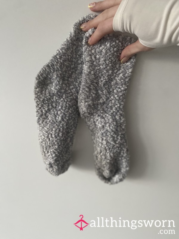 Very Worn Not So Fluffy Socks