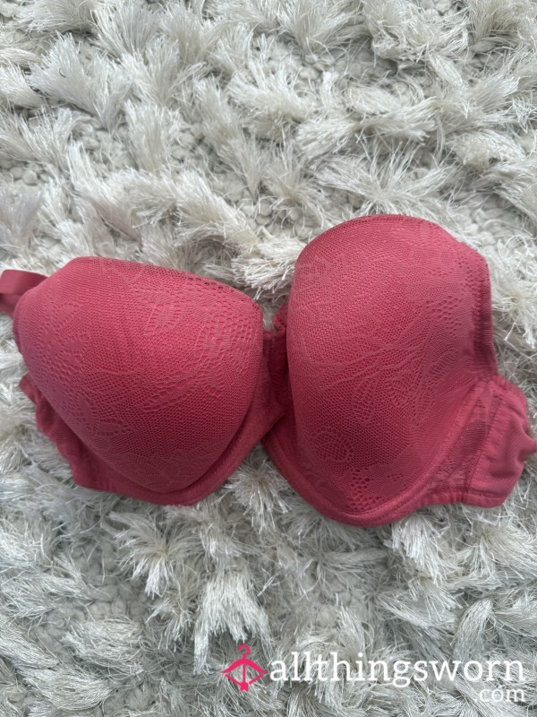 Very Worn Pink Bra