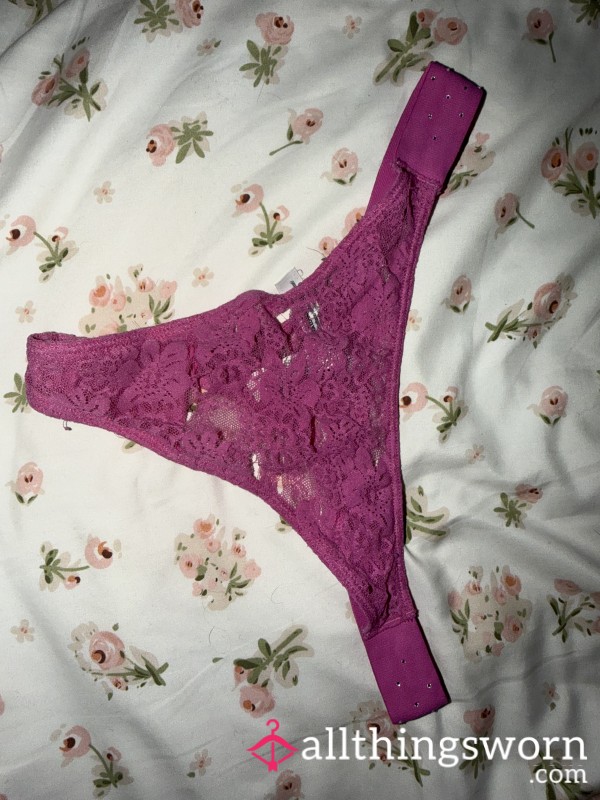 Very Worn Pink Thong