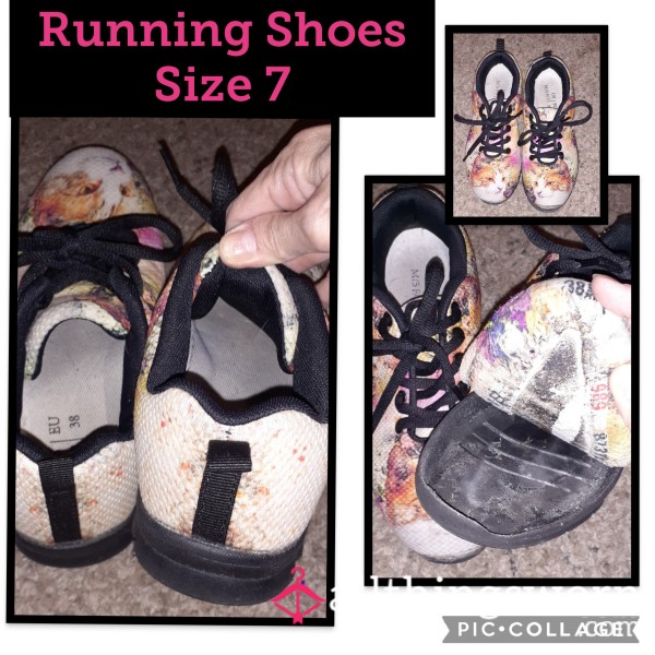 VERY WORN Running Shoes - Size 7