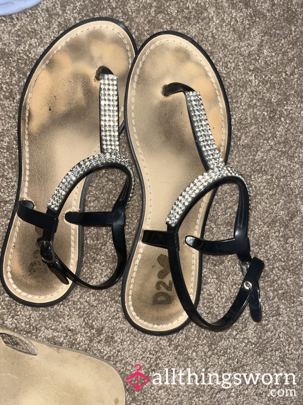 “Sold” Very Worn Sandals