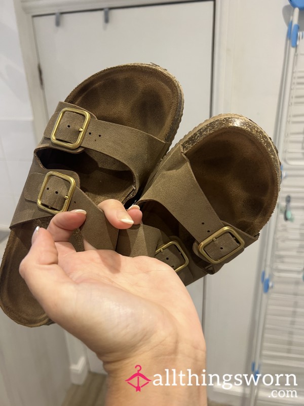 Very Worn Sweaty Sandals 😜