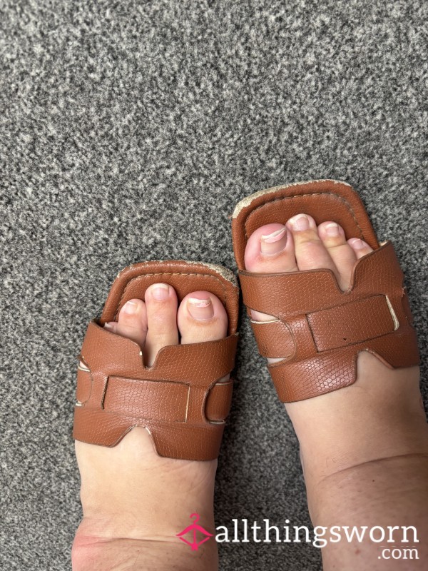 Very Worn Sweaty Sandals