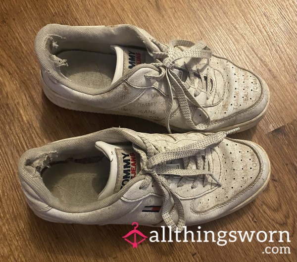 Very Worn Tommy Hilfiger Trainers