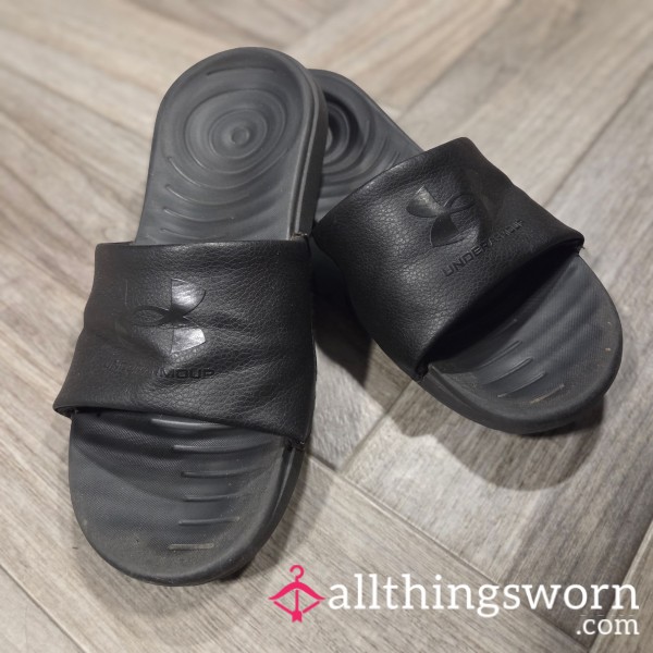Very Worn Under Armour Slides - Women's 8