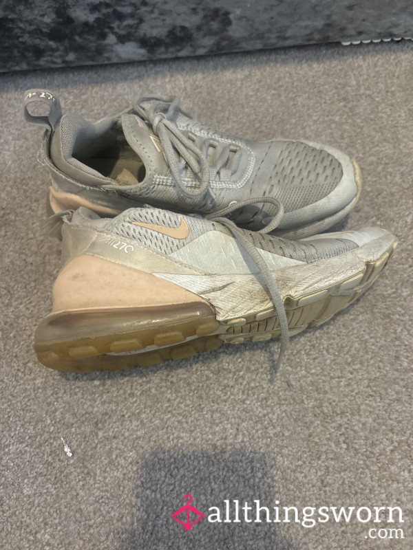 Very Worn Walking Shoes