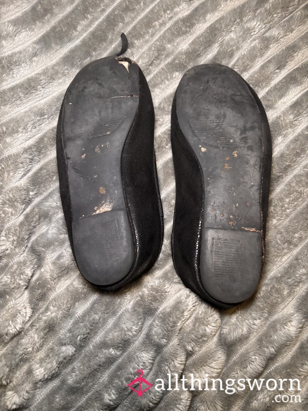 Very Worn Work Shoes