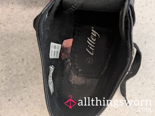 Very Worn Work Shoes