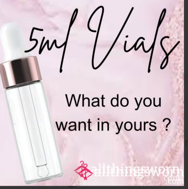 VIAL Filled Of Liquid Of Your Choice 💋