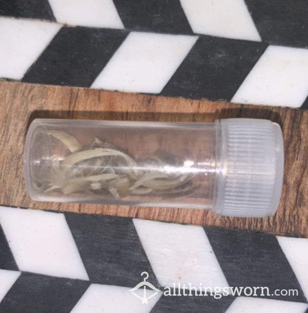 Vial Full Of My Toe Nails 🦶🏻