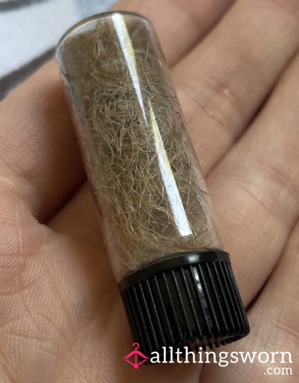 Vial Of My Shaven Pubes And Leg Hair