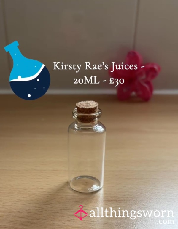 Vials Filled With Your Choice Of Juices😋