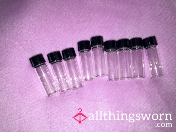 4 MLVials To Be Filled With Whatever You Like 🍋🥵💦💧