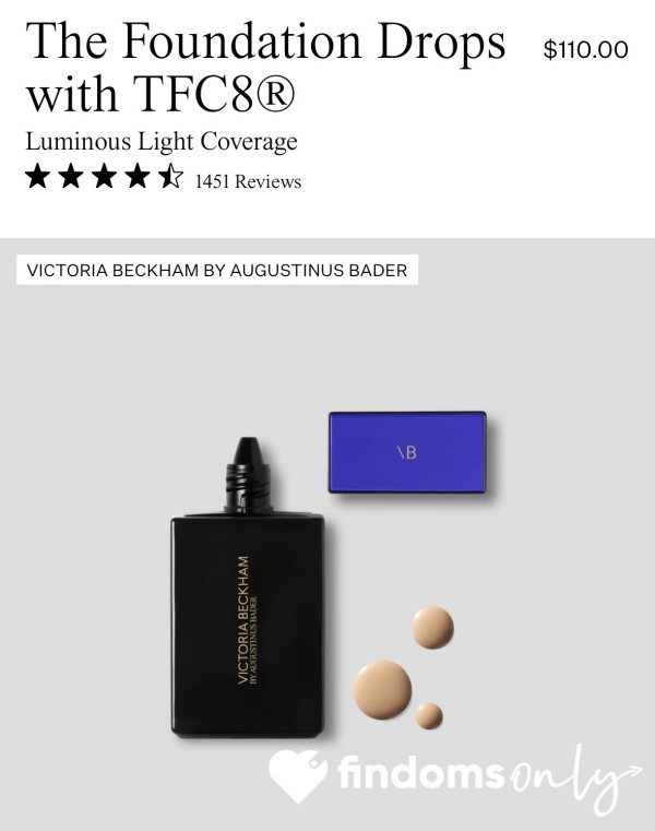 Victoria Beckham Foundation Drops