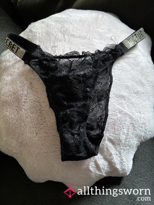 Victoria Secret Black Lace Panties