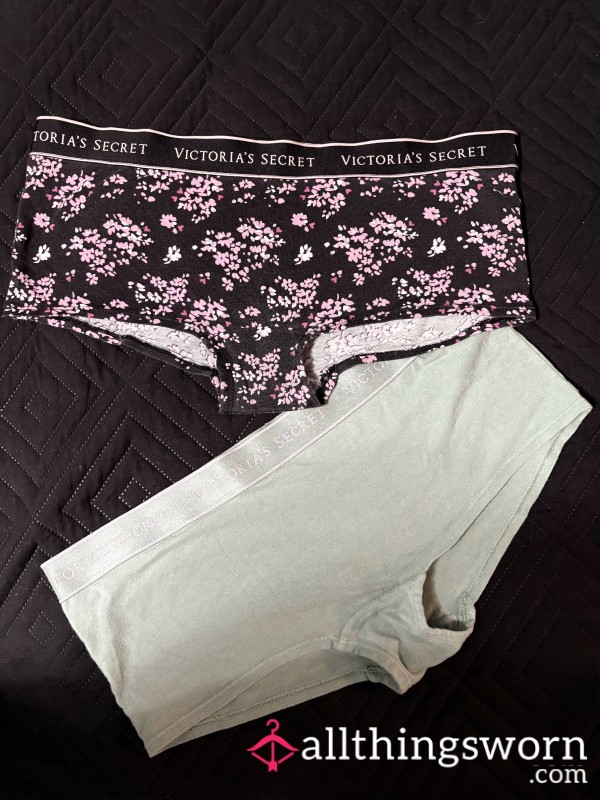 Victoria Secret Boyshorts, Worn To Bed Frequently