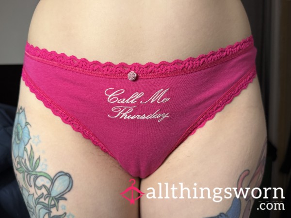 Victoria Secret "Call Me Thursday" Thong