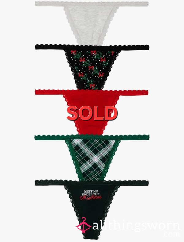 Victoria's Secret Cotton Christmas G-String
